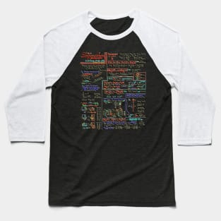 Copy of Funny math formula numbers Baseball T-Shirt